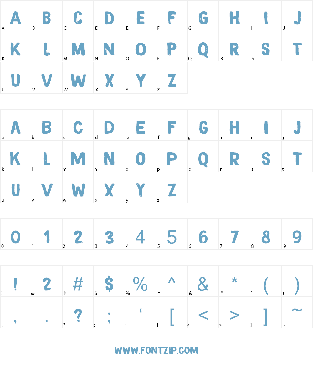 DK Magical Brush Font Character